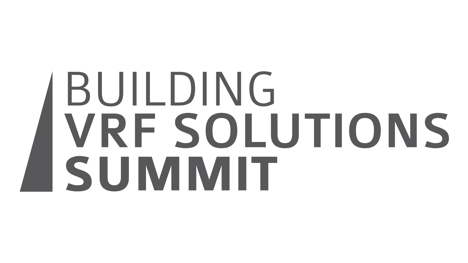Building VRF Solutions Summit