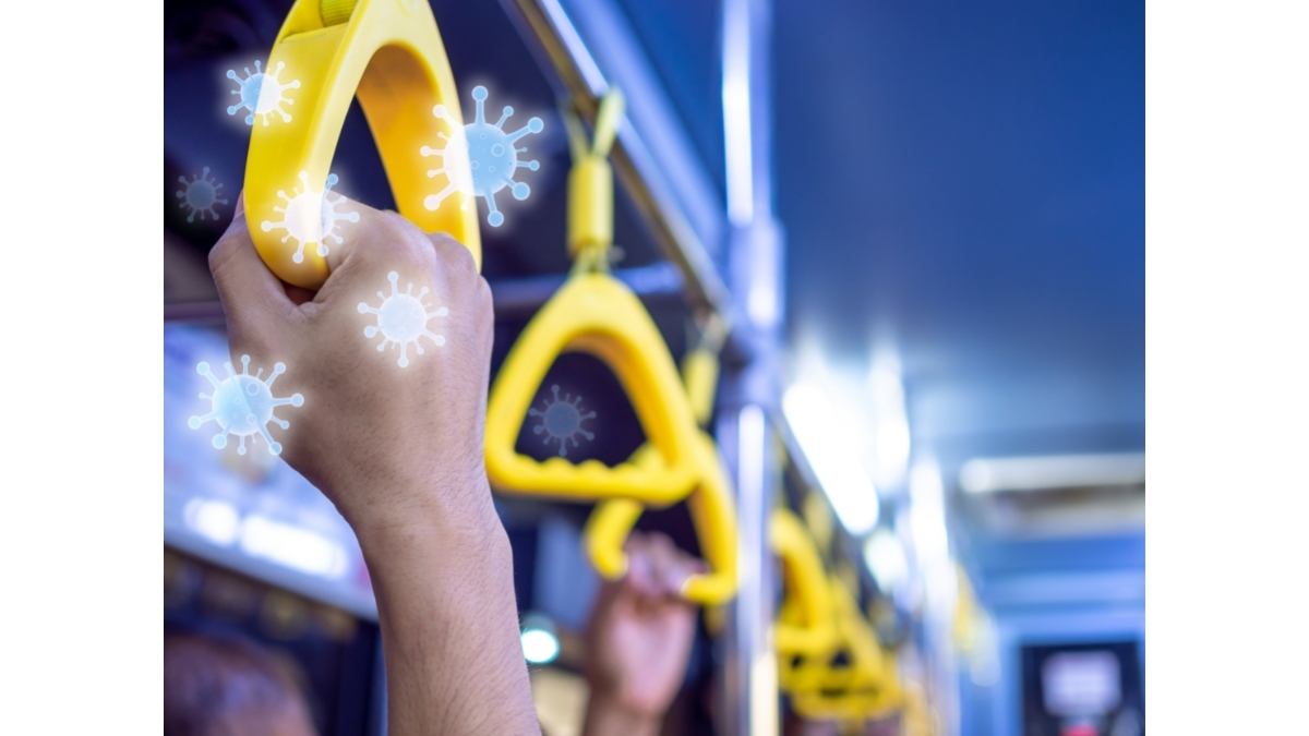 Contaminación y virus en los buses