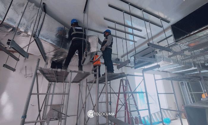 Instalación de sistema de climatización en Quellaveco