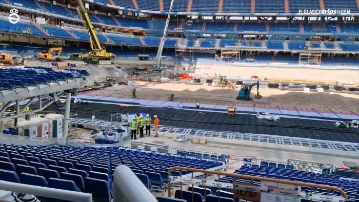 remodelación del estadio Santiago Bernabeu