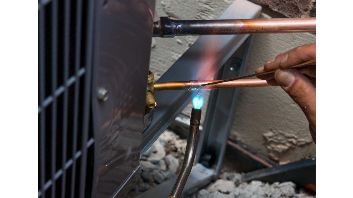 soldadura aire acondicionado
