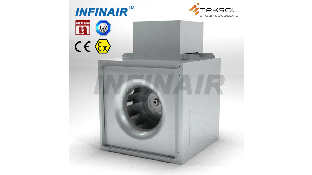 Infinair presenta sus ventiladores en línea de flujo mixto