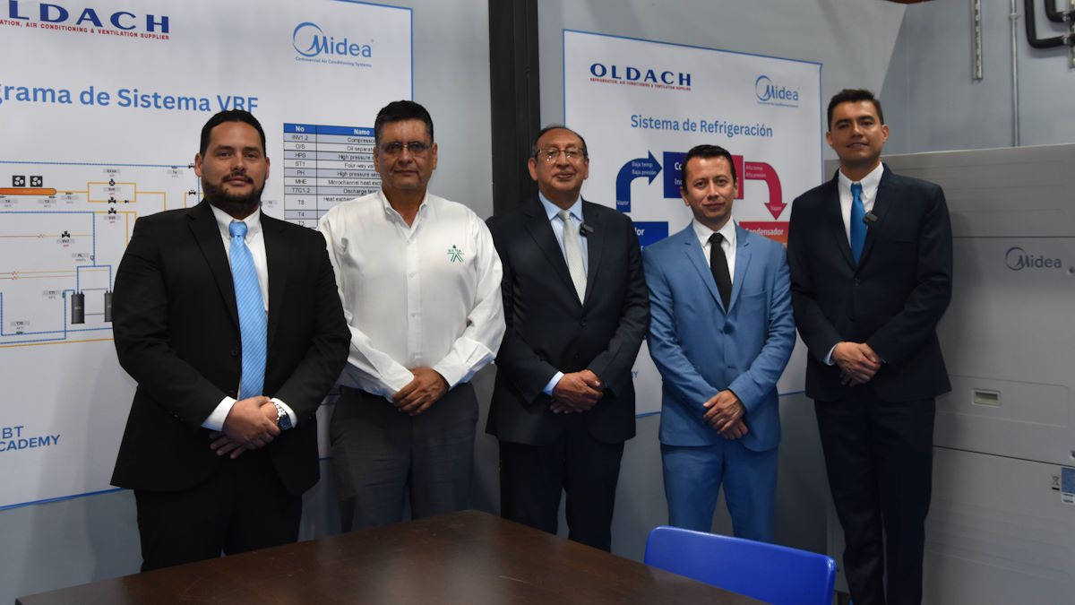 Oldach y Midea MBT contribuyen a formar personal técnico HVAC en Colombia