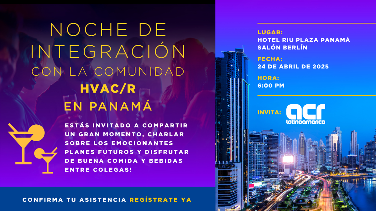 The HVAC/R sector will meet in Panama with ACR Latin America