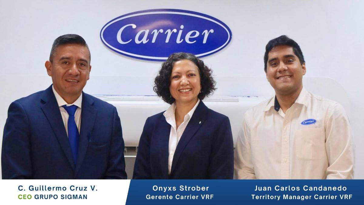 GRUPO SIGMAN y Carrier-VRF refuerzan la capacitación técnica del sector HVAC en Ecuador