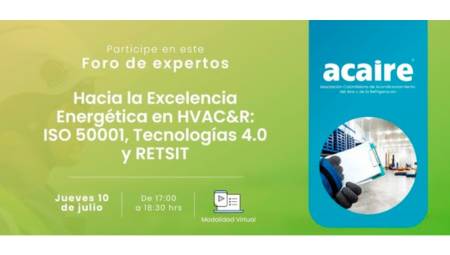 Foro de expertos abordará eficiencia energética y tecnologías 4.0 en sistemas HVAC&R